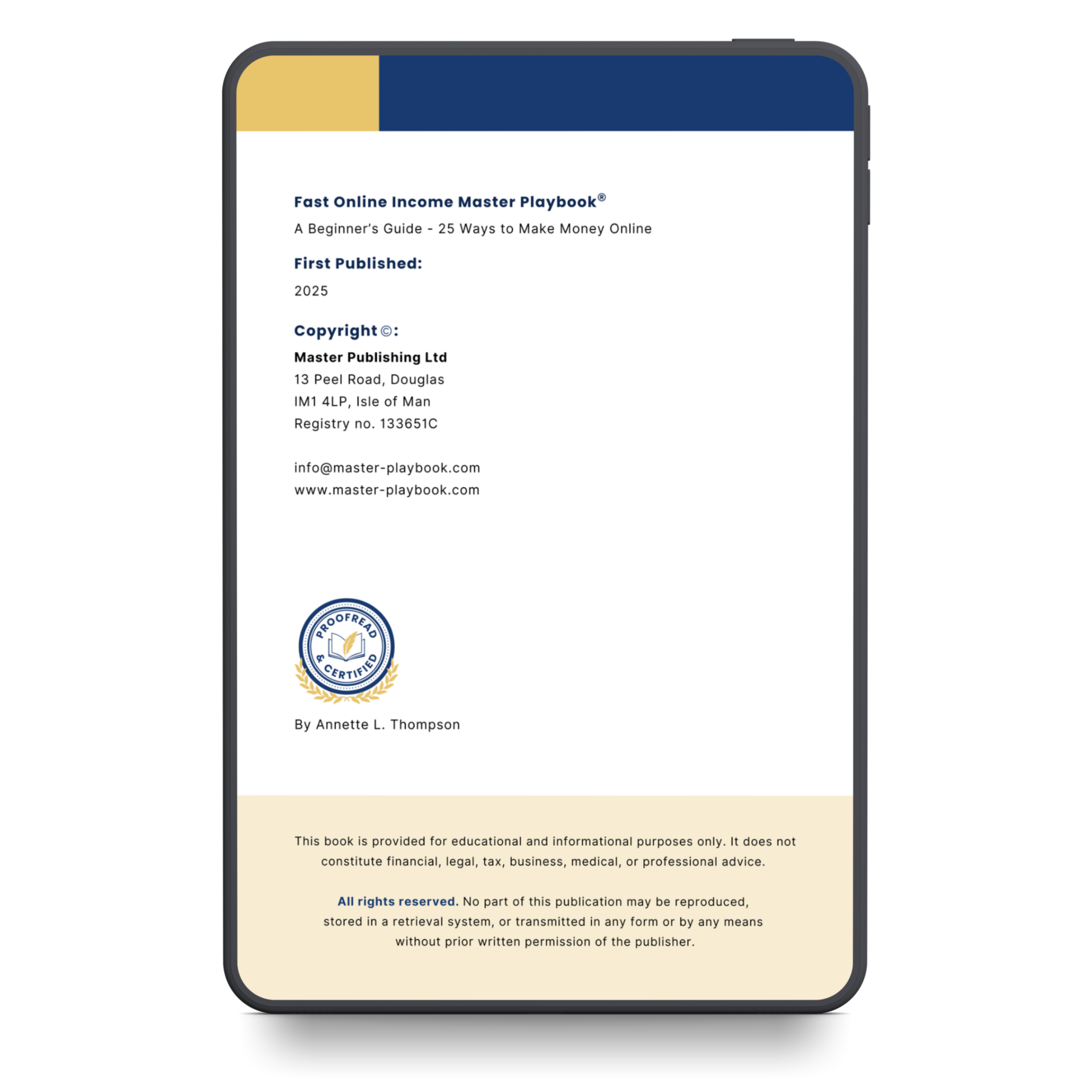 Fast Online Income Master Playbook™