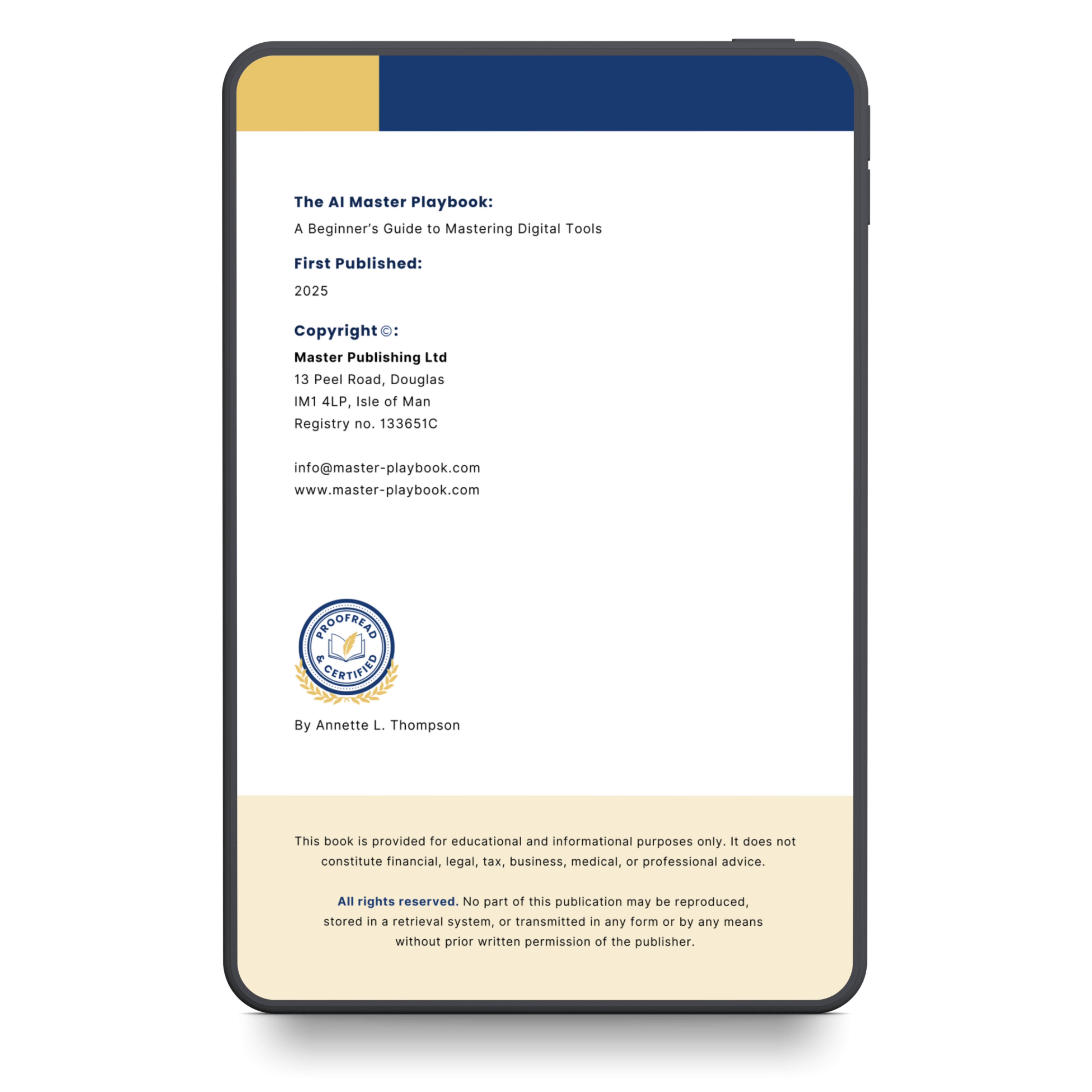 AI Master Playbook™