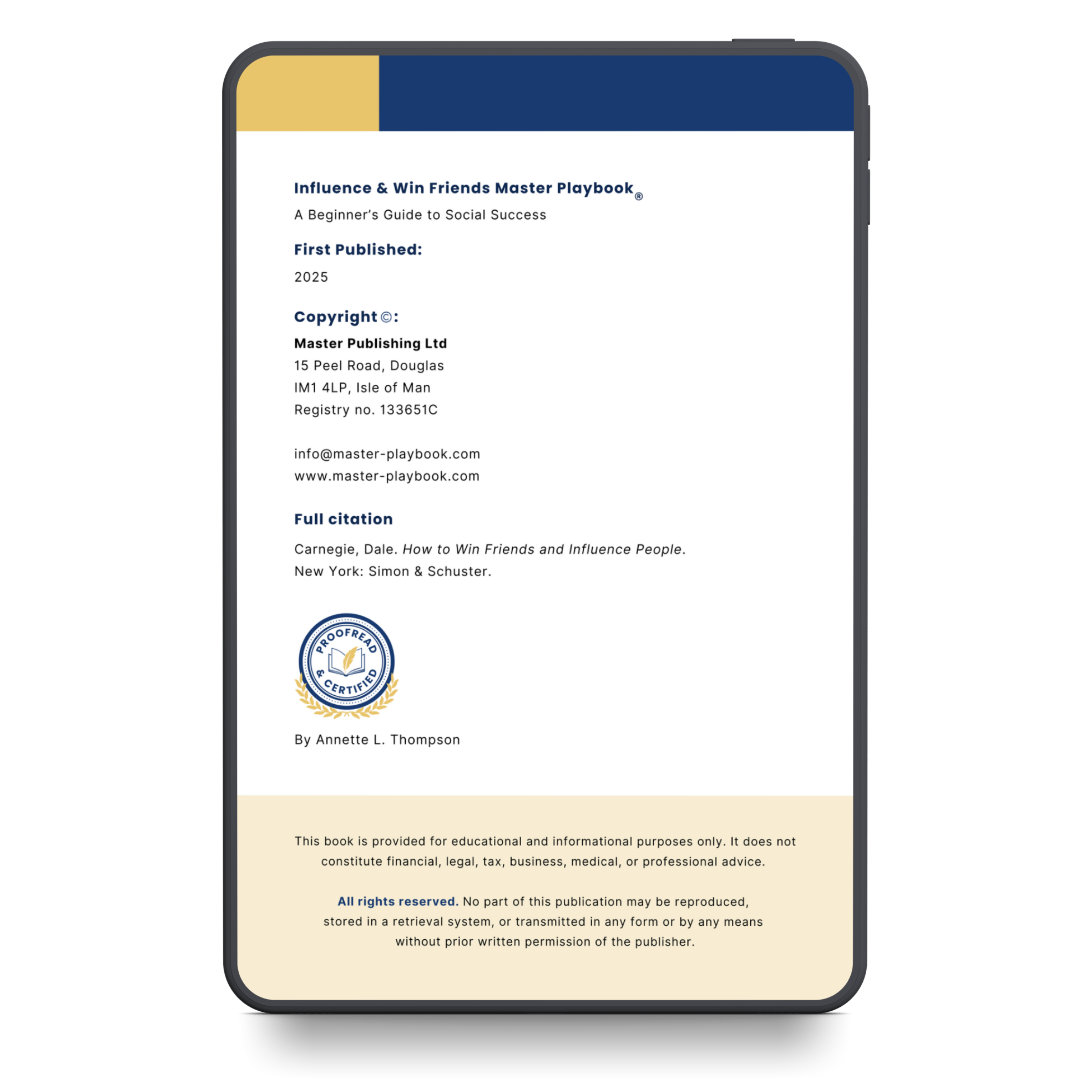 Influence & Win Friends Master Playbook™