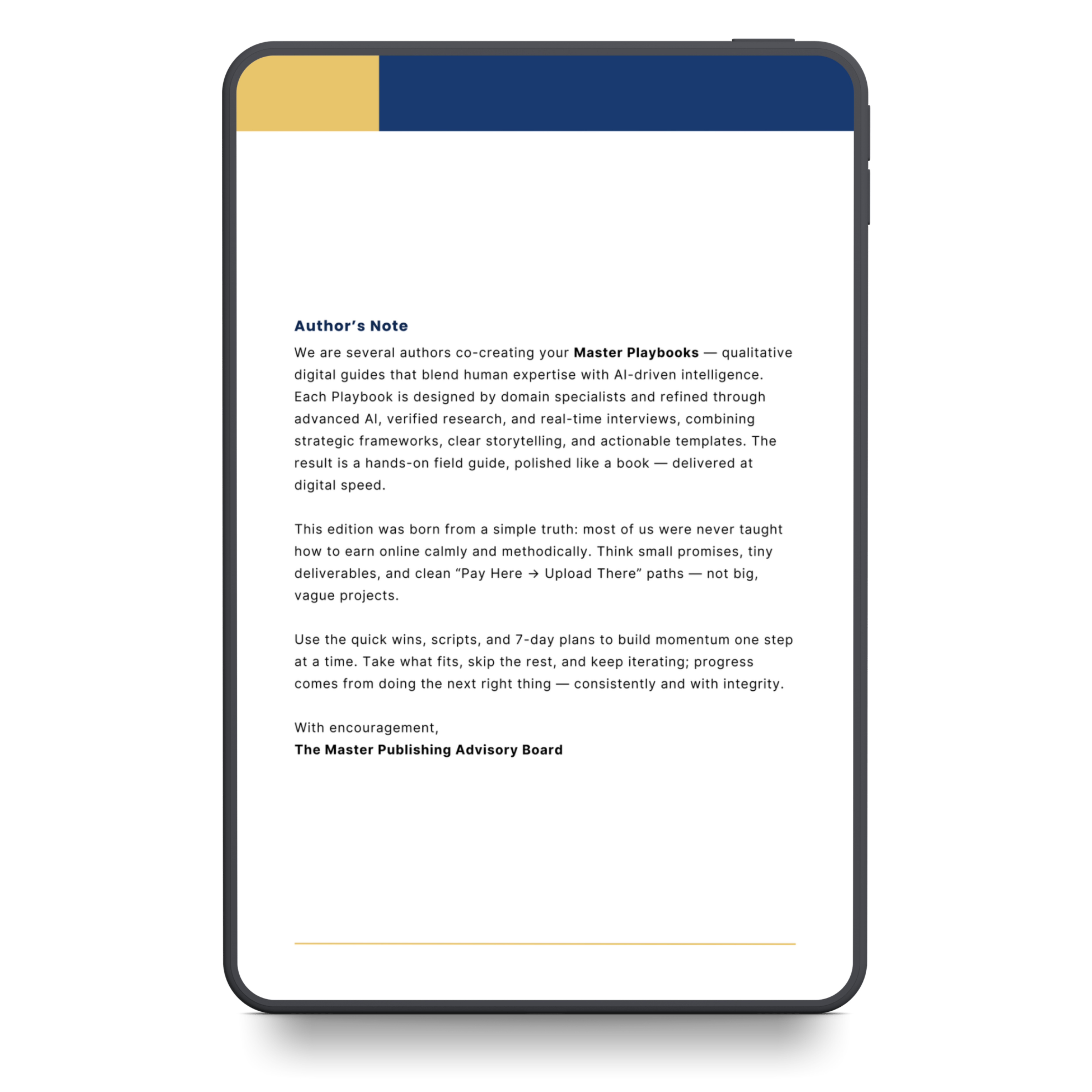 Fast Online Income Master Playbook™