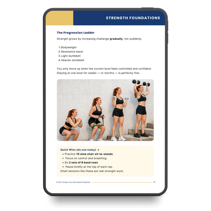 Get In Shape Your Way: Structured, Easy Plan for Strength & Fat Loss