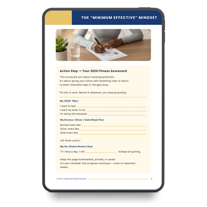 Get In Shape 2026: Structured, Easy Plan for Strength & Fat Loss